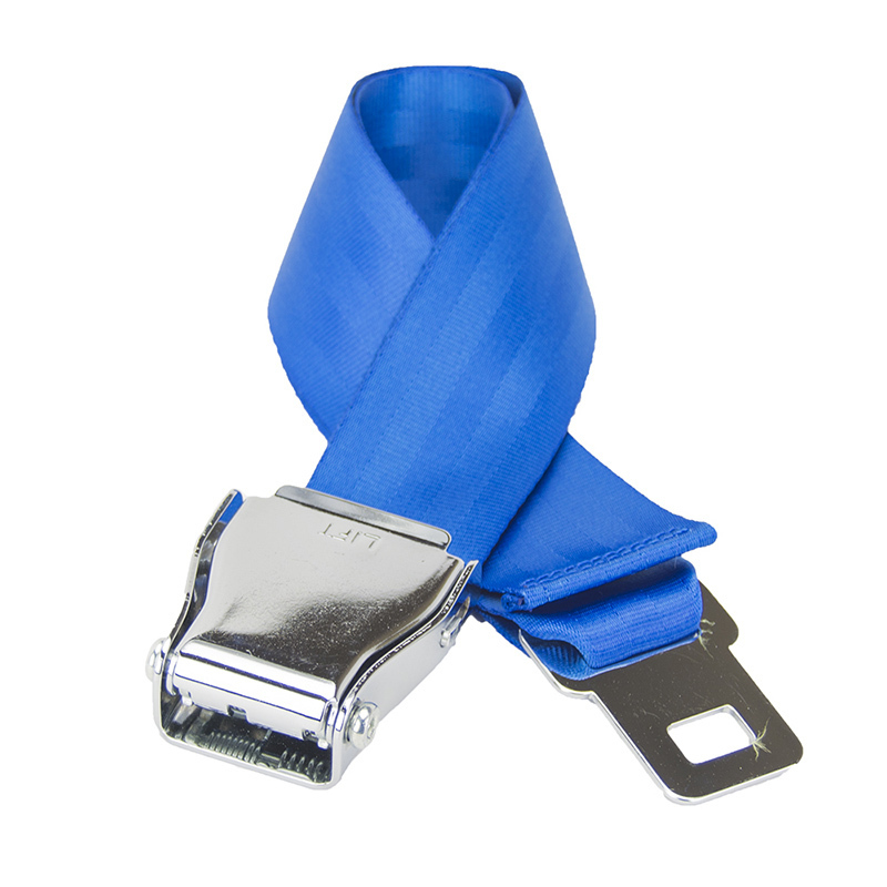 Flybuckle Airplane Seat Belt Fashion Belt - Cobalt Blue, X-Large