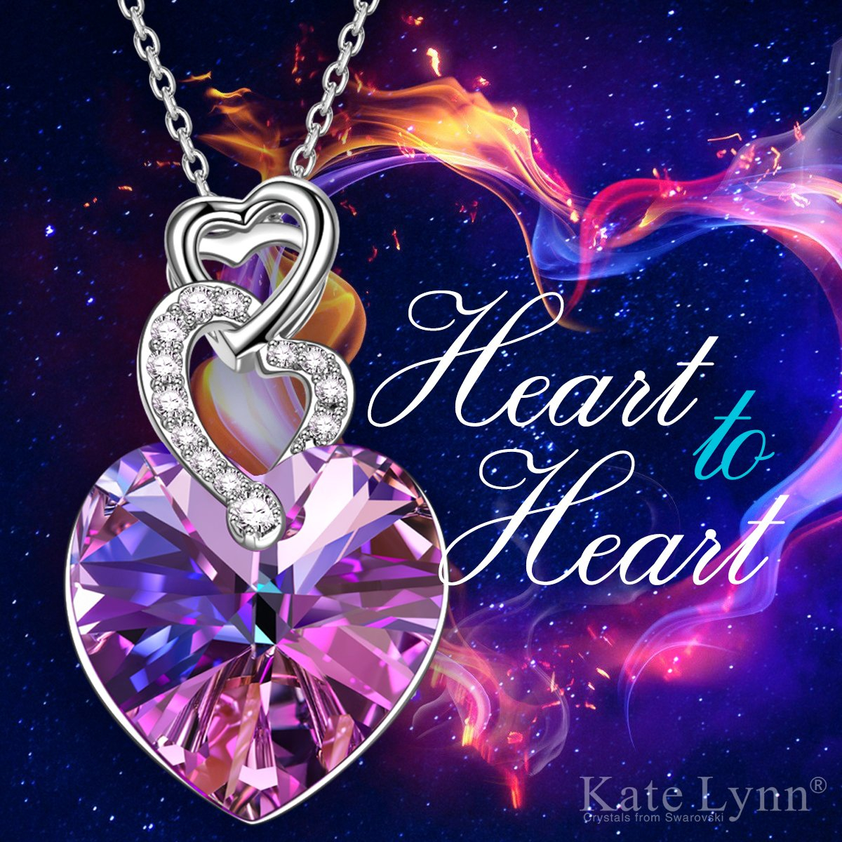 Kate Lynn Necklaces for Women Jewelry Gift Women's Purple Heart