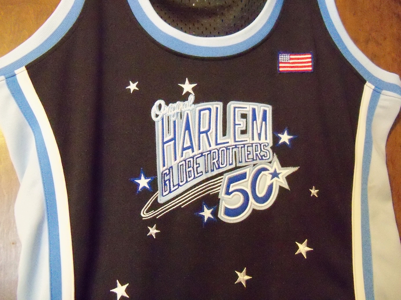 FUBU Harlem Globetrotters 75th Anniversary Jersey XL Goose 50