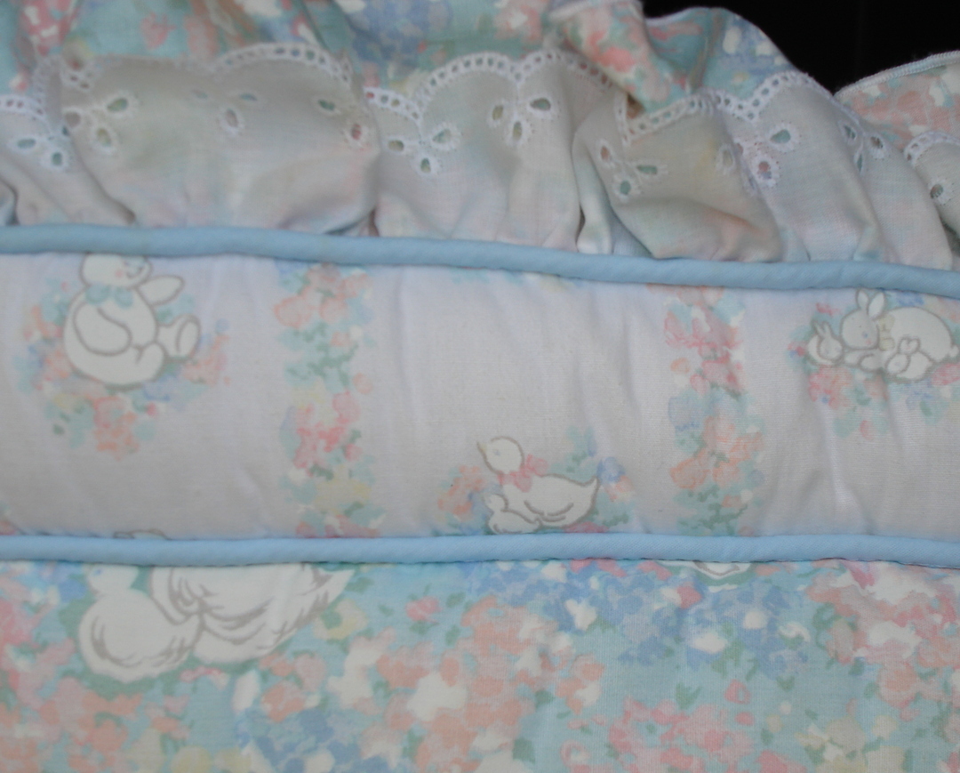 Baby Nursery Bedding Crib Bumper Pads Sheets Diaper Stacker Nursery