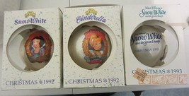 Disney Schmid Ornaments - Snow White - Cinderella - $47.50