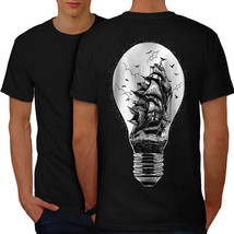 Ship Lightbulb Fashion Shirt  Men T-shirt Back - $12.99