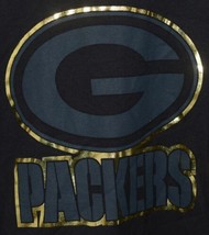 NFL Licensed Green Bay Packers Youth Large Black Gold Tee Shirt image 2