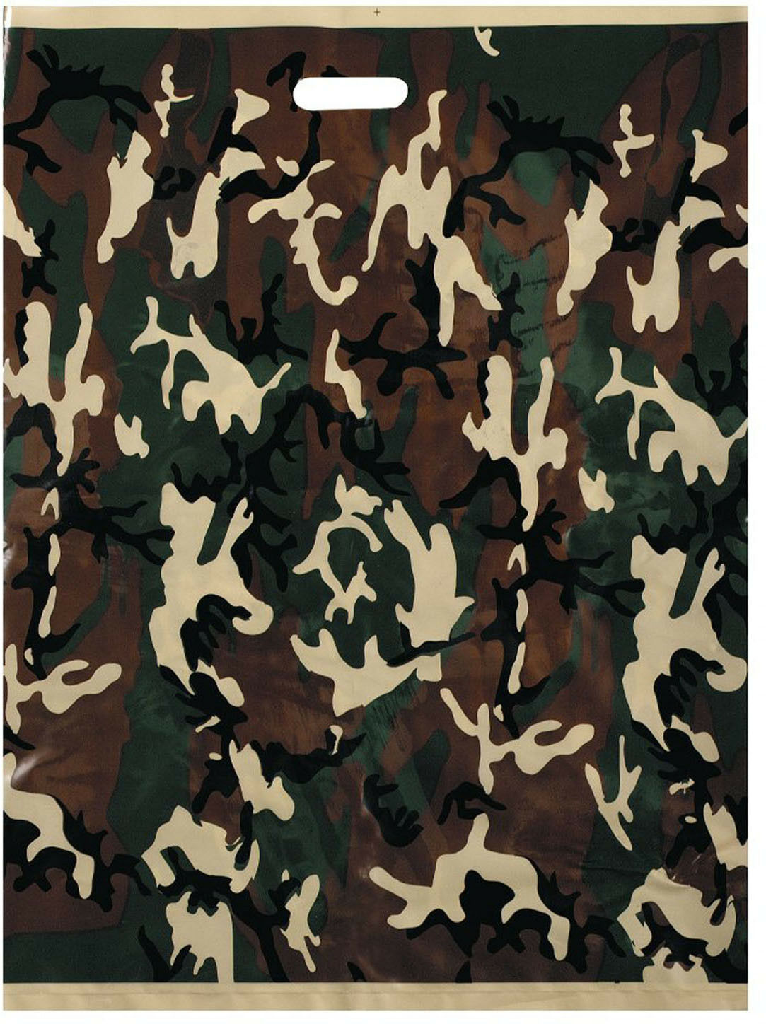 camo reusable grocery bags