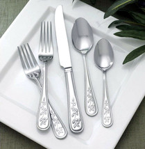 Reed &amp; Barton Berry Vine Stainless 86 Piece Flatware Set Service For 12 New - $544.50