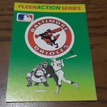 1990 Fleer Action Series Baltimore Orioles Quiz - $18.70