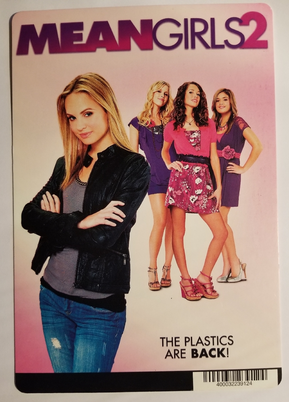 Mean Girls 2 Blockbuster movie backer card mini poster art Not a DVD