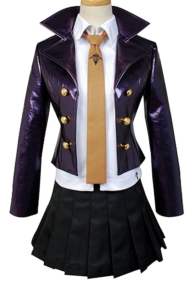 Danganronpa High School Uniform Outfit Suitccase Kyoko Kirigiri Cosplay ...