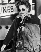 Greta Garbo Candid Late 1970's Arriving in Paris 16x20 Canvas - $69.99