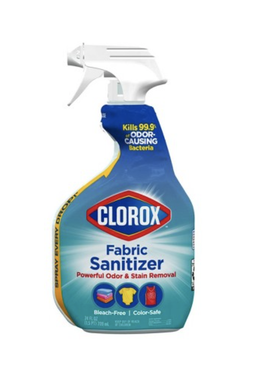Primary image for Clorox Fabric Sanitizer Powerful Odor and Stain Remover, 16 Fl. Oz. Spray