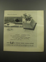 1955 Herman Miller Advertisement - Sofa by George Nelson - Please be seated - $14.99