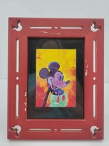 Disney 5&quot; X 7&quot; Matted to 3.5&quot; X 5&quot; Wood Carved Picture Frame - $29.69