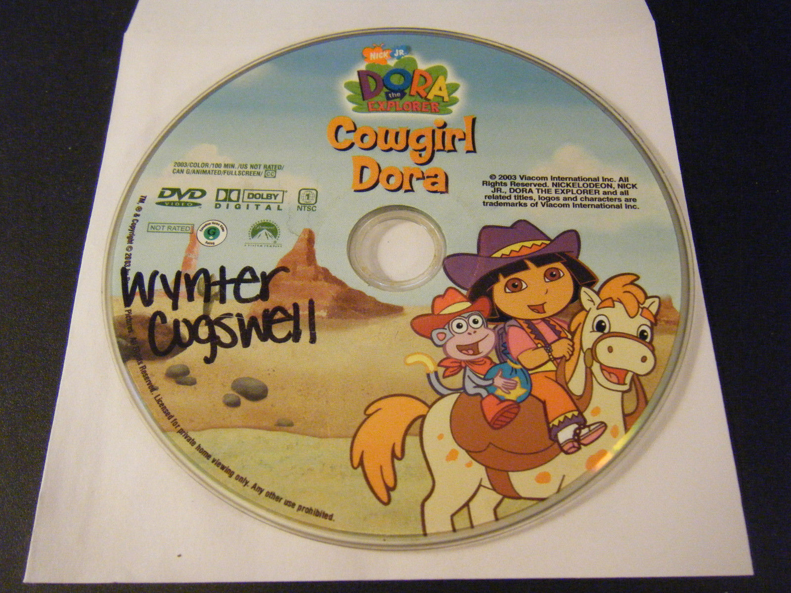 Dora The Explorer Cowgirl Dora Dvd 2012 Disc Only Dvds And Blu Ray Discs 