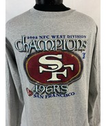 Vintage San Francisco 49ers T Shirt 2002 NFL Playoffs Promo Tee Men’s Large - $29.99