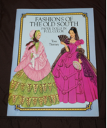 Tom Tierney Paper Dolls   Fashions of the Old South  - New Uncut Pages - $10.70