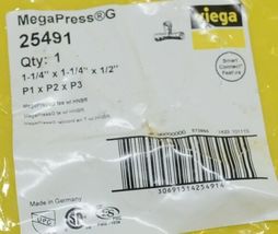 Viega MegaPress G 25491 Tee With HNBR Smart Connect Feature image 3