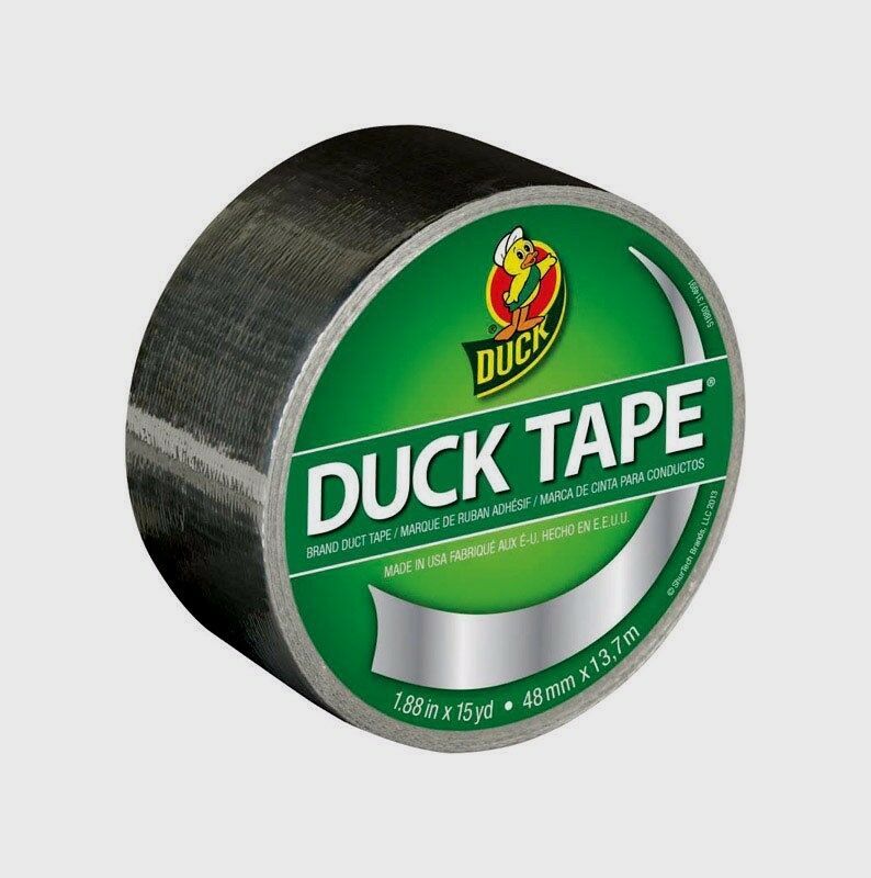 Duck Tape Duct 1.88 x 15 Yd. Coding Crafts Multi Use CHROME Color 1303158 New!!