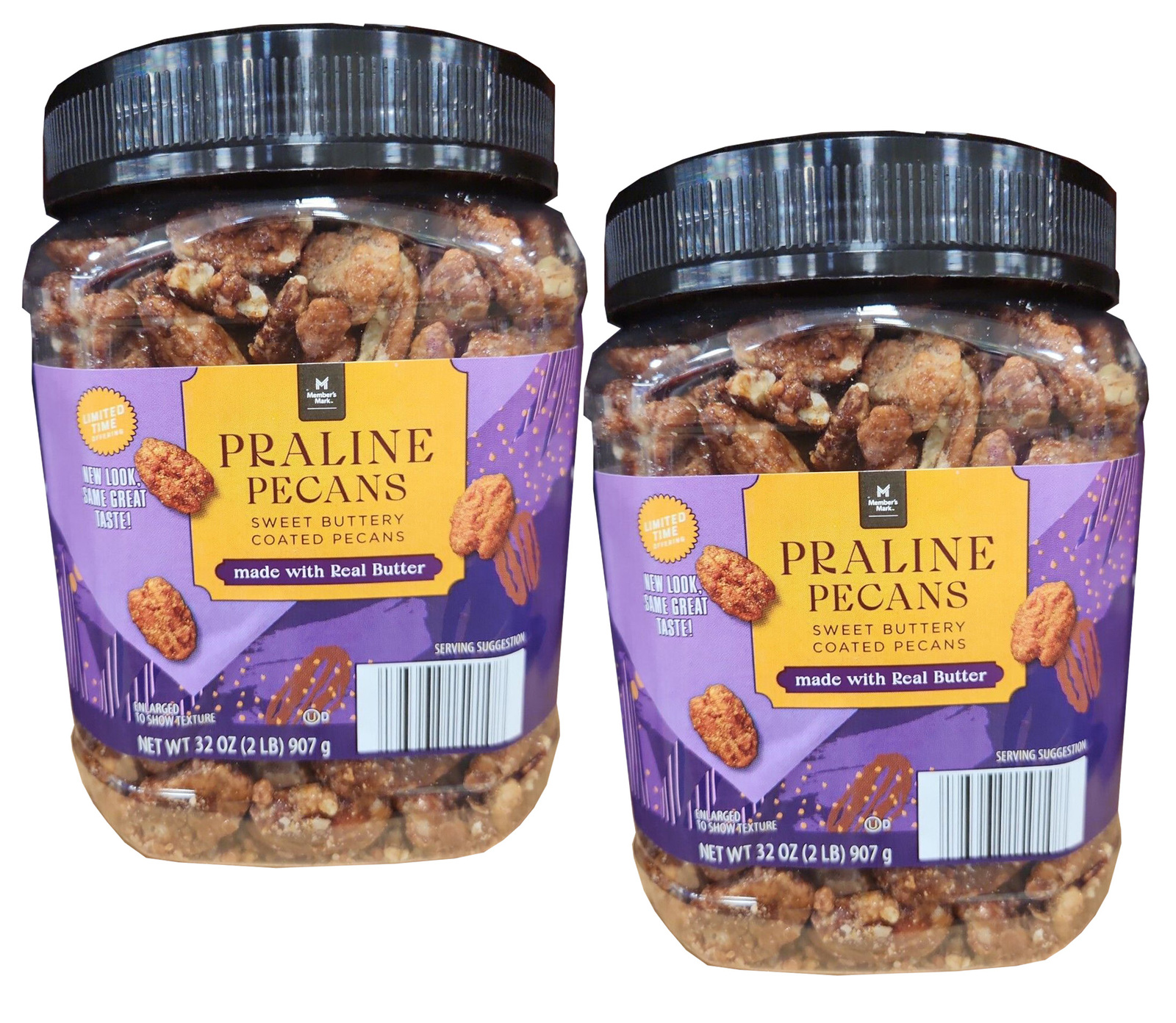 X2 Member's Mark Praline Pecans 32 OZ EACH Nuts, Seeds & Mixes