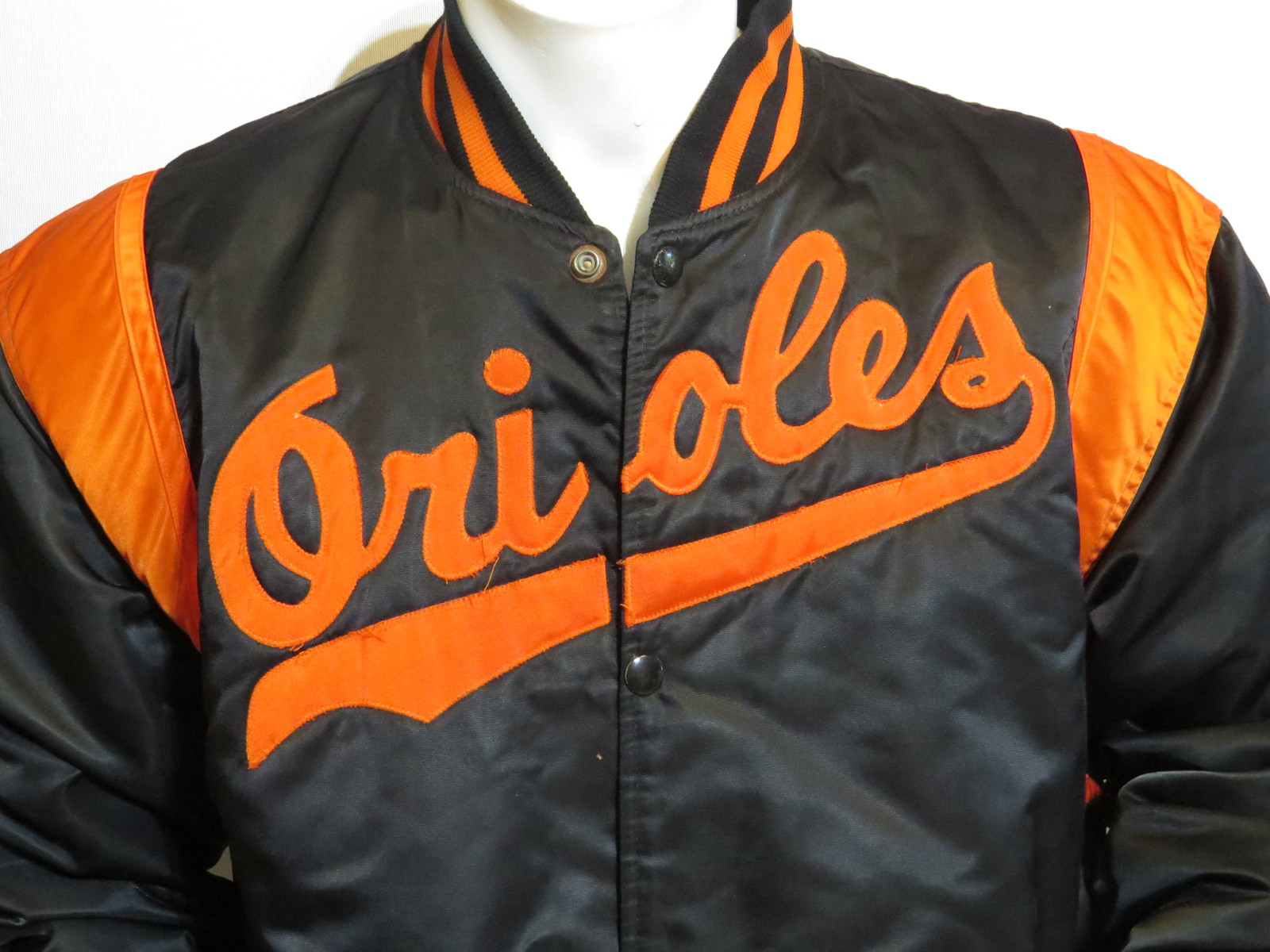 Baltmore Orioles Jacket (VTG) - Satin Script by Starter - Men's Extra ...