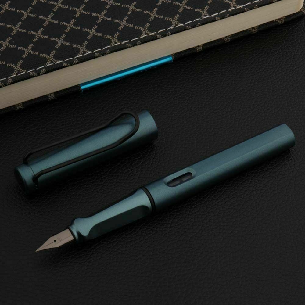 Lamy Safari Luxury Fountain Pen EF Nib Dark Matte Ink Pens Business Gift 