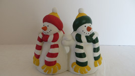 Partylite Holiday Snowmen Pillar Holder - $4.99