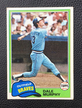 1981 Topps #504 Dale Murphy Atlanta Braves Card - $5.93