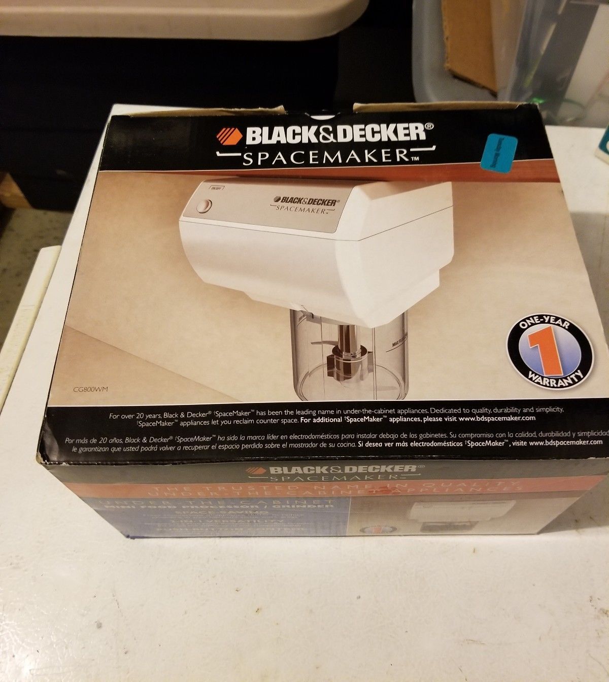 Black and Decker Spacemaker Mini Food Processor Grinder Under