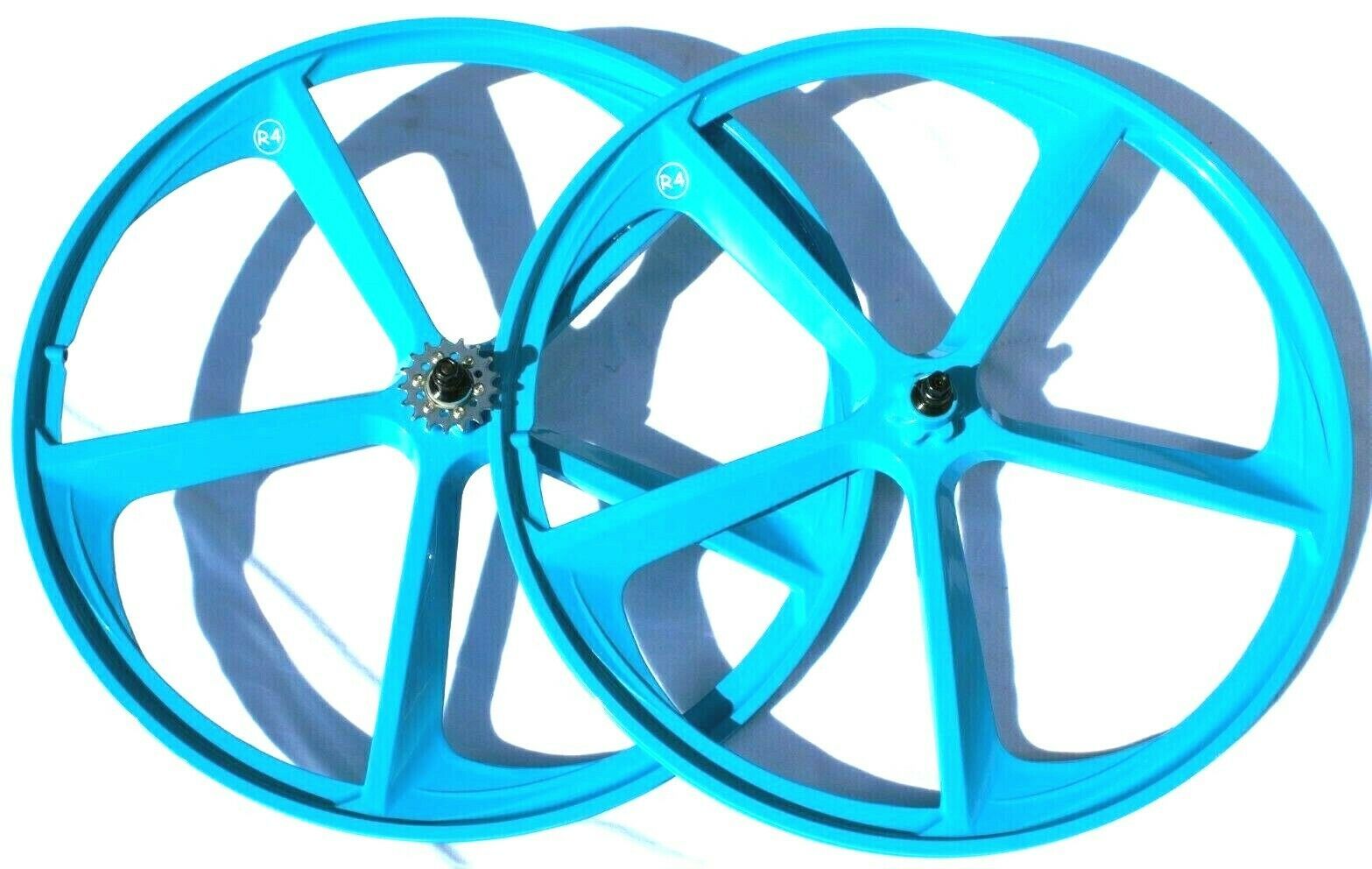blue bmx rims