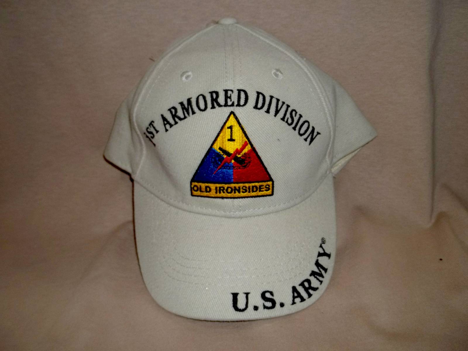 St Armored Division Old Ironsides High Quality Ball Cap Hats Helmets