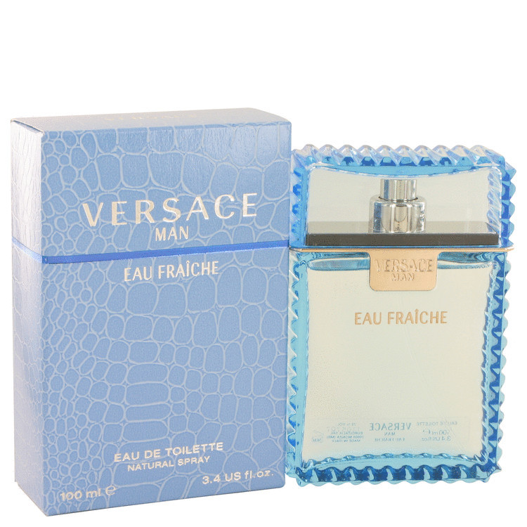 Versace Man Eau Fraiche Cologne 3.4 oz Eau De Toilette Spray