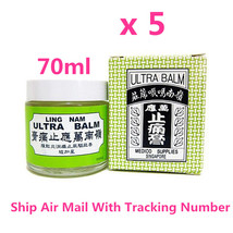 Ling Nam Ultra Balm Pain Muscles & Joints Massage & Healing Rub 70ml x 5 - $74.00