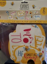 Gender Reveal Honey Bee "He or She" 12 CUTOUTS Baby Shower Decorations - NEW - $9.74