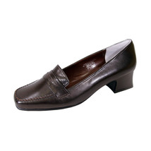 PEERAGE Ida Women Wide Width Classic Style Comfort Leather Penny Loafers  - $44.95