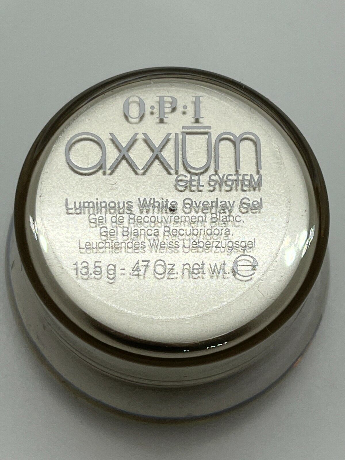 Brand New OPI Axxium Gel System Pod - Luminous White Overlay Gel .47 oz - $13.45