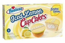 Hostess Limited Iced Lemon Cupcakes - Fast Shipping - $10.99