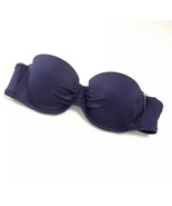 Victoria&#39;s Secret Swim Purple Ruche Push Up Bikini Bandeau 34A - $8.14