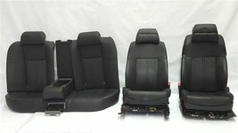 Full Set OF Black Leather Seats E65 OEM 2008 08 BMW 750i R324595 - $1,019.04