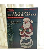 Ho-Ho Santa in Plastic Canvas Holiday Doors Book #3 Leisure Arts Pattern... - $5.93