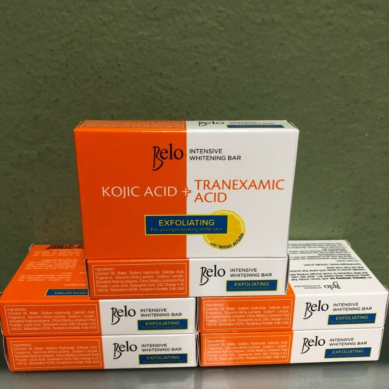 6 BELO KOJIC ACID + TRANEXAMIC ACID EXFOLIATING SOAP 65g - Bar Soaps