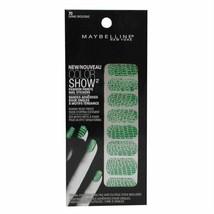 Maybelline Color Show Fashion Prints Nail Stickers *Divine Crocodile* Green # 70 - $3.95