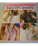 Leisure Arts Book Easy DIY Jewelry 72 Beading Designs / 96 Pages Hippie ... - $8.90