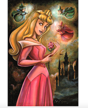 Disney Aurora Sleeping Beauty Fairies Darren Wilson Art Print 16 x 20