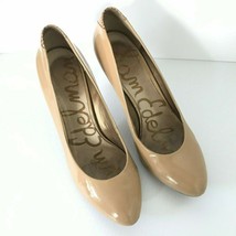 SAM EDELMAN Womens Camdyn Classic Nude Pump Patent Leather Heels Size 10 M - $33.59