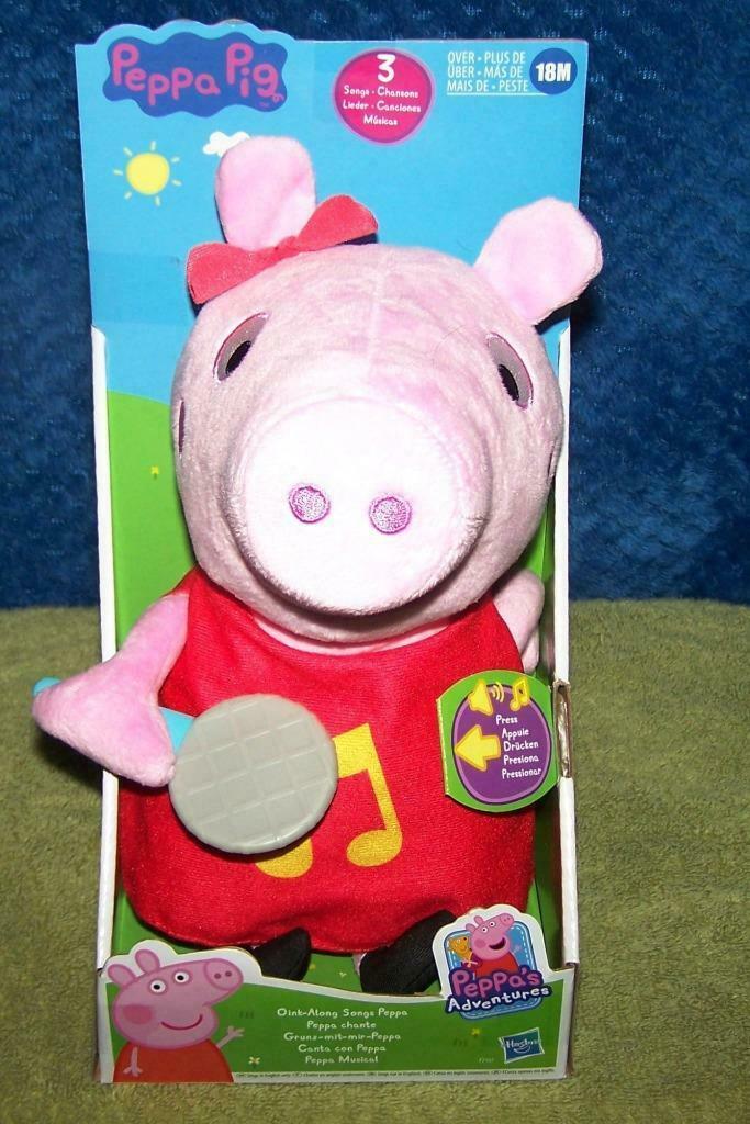 Primary image for Peppa Pig Oink-Along Songs Peppa Singing Plush 10"H New