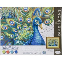 Paint Works Paint By Number Kit 14&quot;X11&quot;-Wild Feathers - $17.00