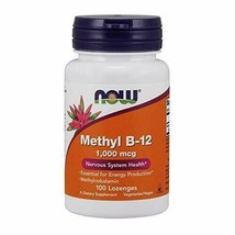 NOW Supplements, Methyl B-12 (Methylcobalamin) 1,000 mcg, Nervous System Heal... - $15.22