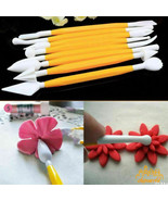 1 Set（8pcs) Fondant Cake Decorating Sugar Craft Flower Modelling Tools Set Kit - $16.65