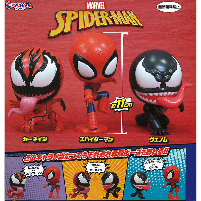 Marvel CapChara Spider-Man Mini Figure Collection 06 Venom Carnage Spider-Man