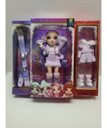 Rainbow High WINTER BREAK Violet Willow Skis 2 Winter Outfits Ready to Ship - $38.60
