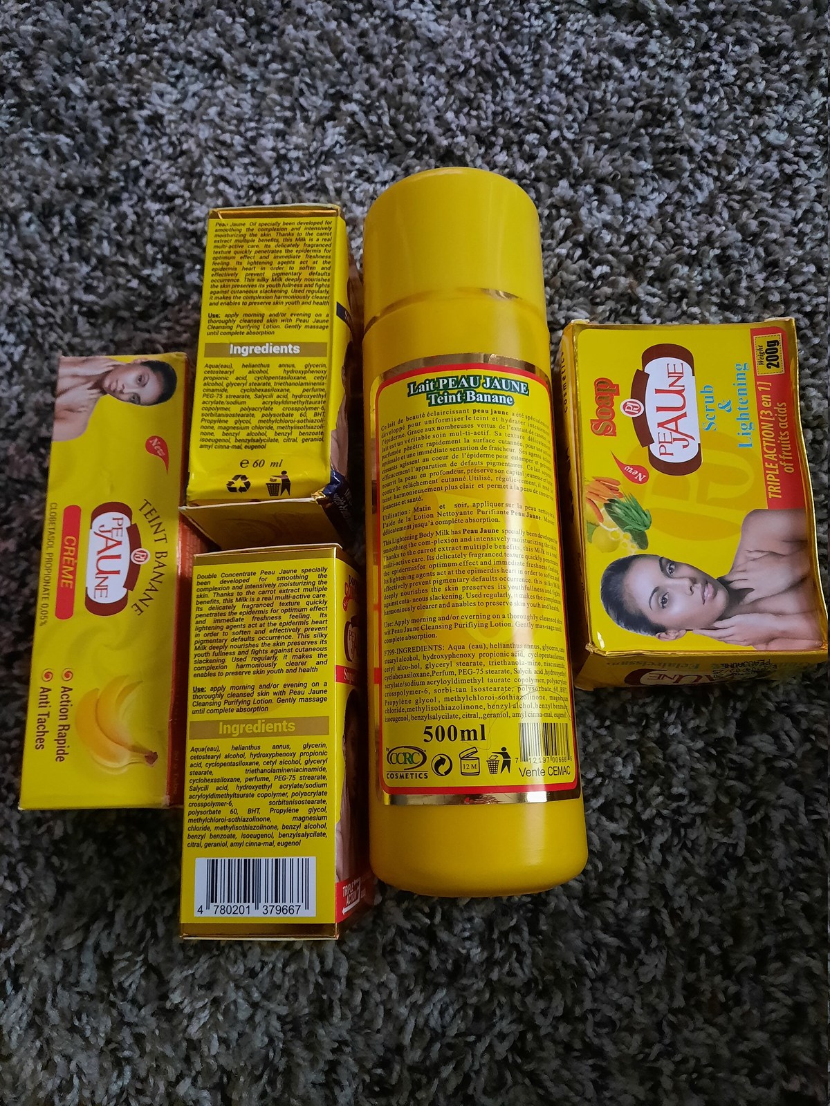 5 in 1 Peau jaune set500ml lotion +stage 2 and similar items